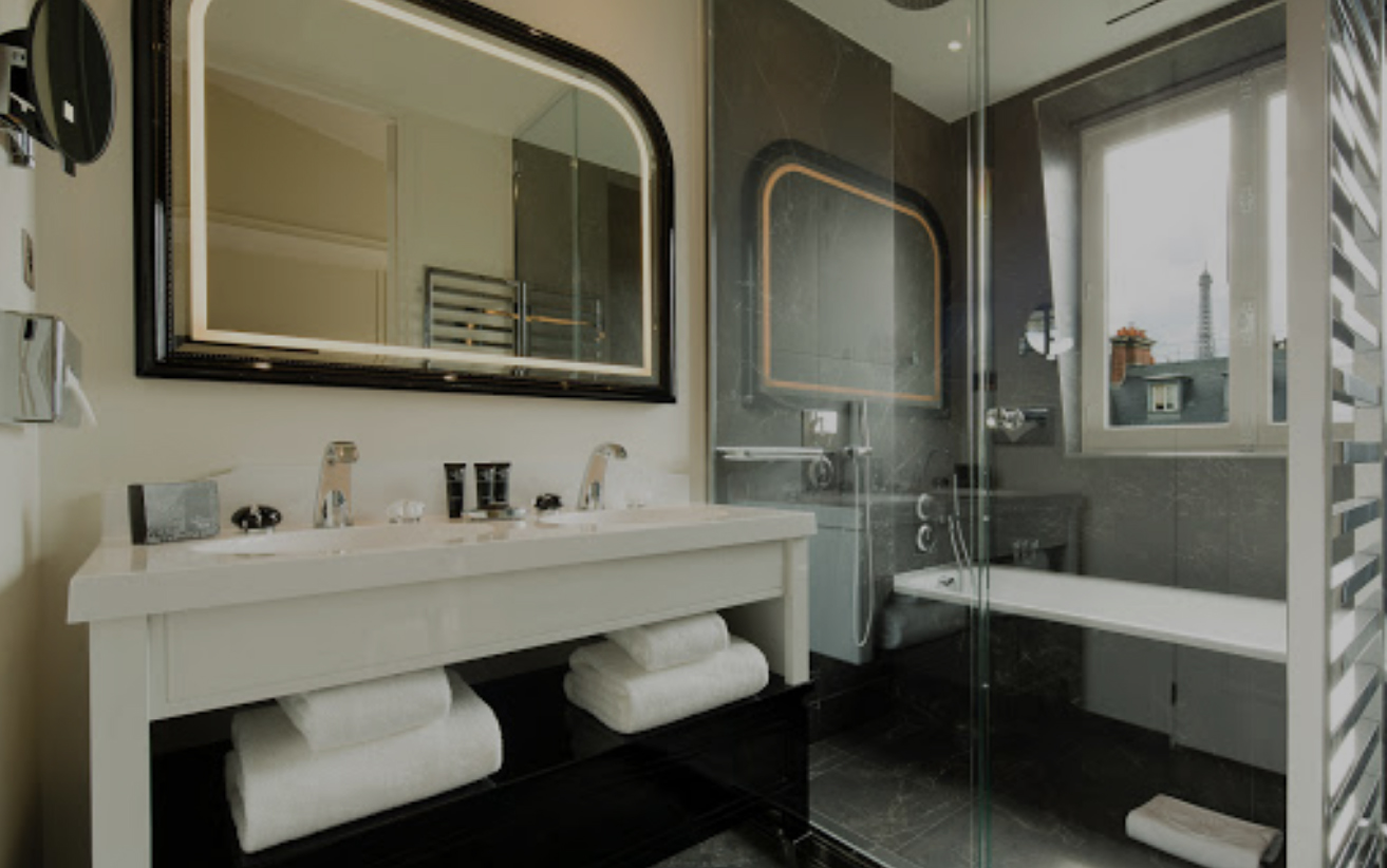 Salle de bain Le Narcisse Blanc Hôtel & Spa
