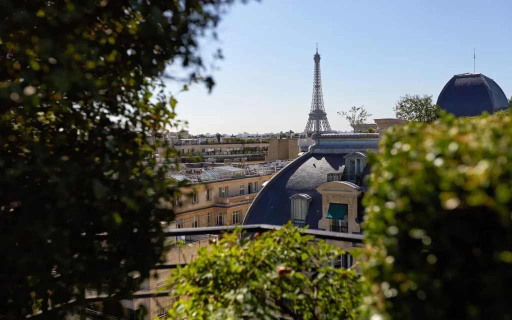 Hôtel Raphael, chambre avec vue sur la Tour Eiffel